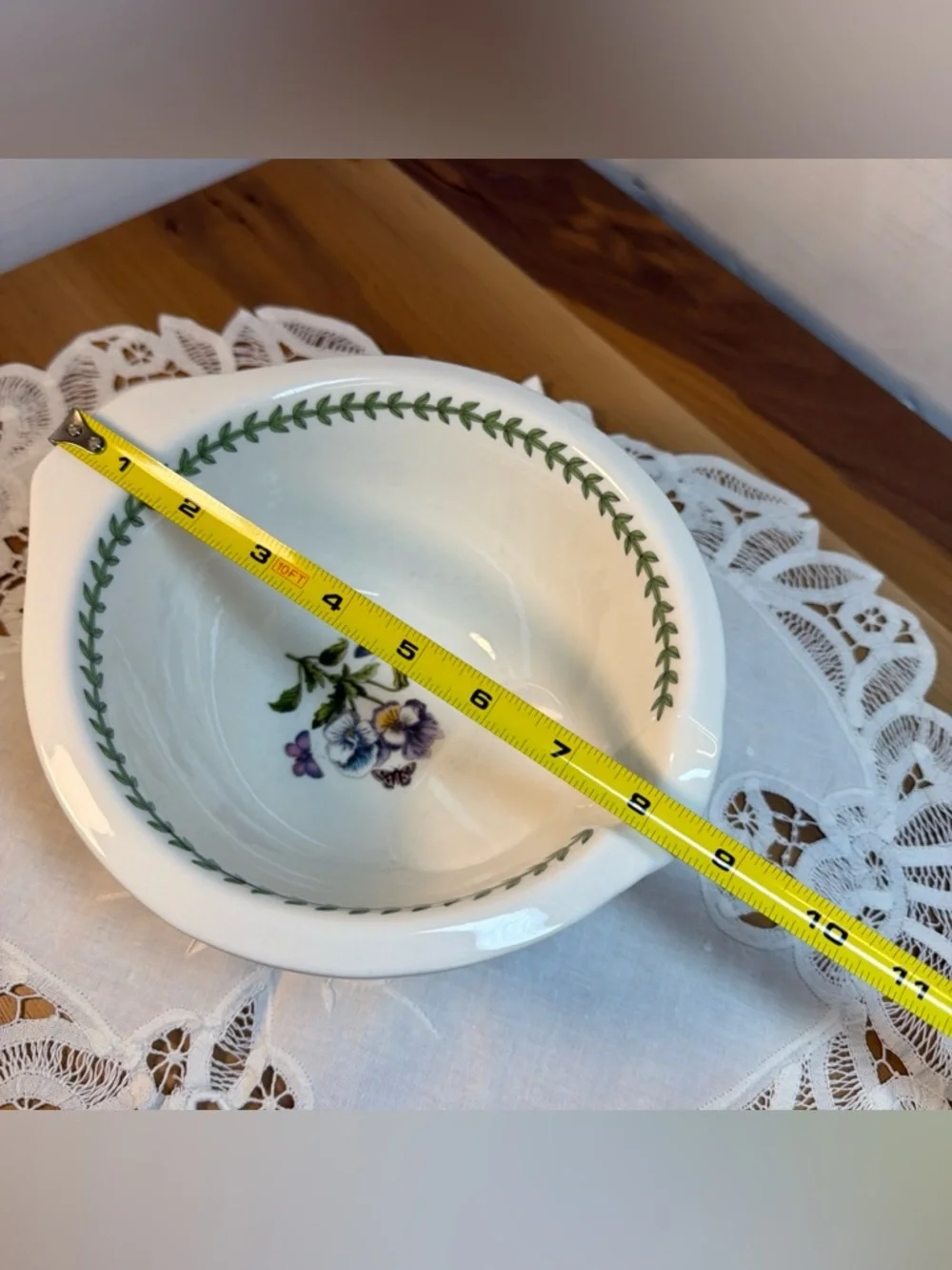 Portmeirion Botanic Garden Grip Stand Bowl‎ Small Portmeirion Sweet Pea D-8,5”
